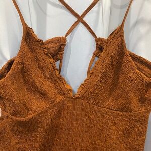 Anthropologie Short Halter Dress